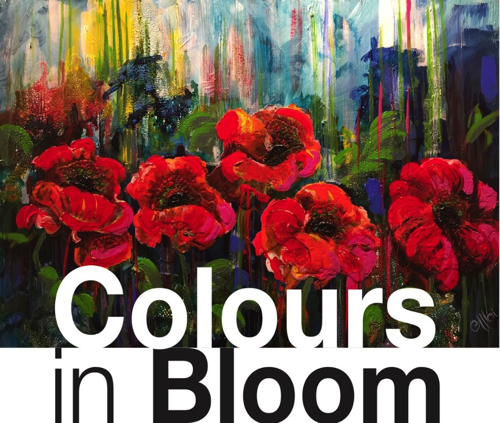 Cecile Albi, "Colours in Bloom," Invitation