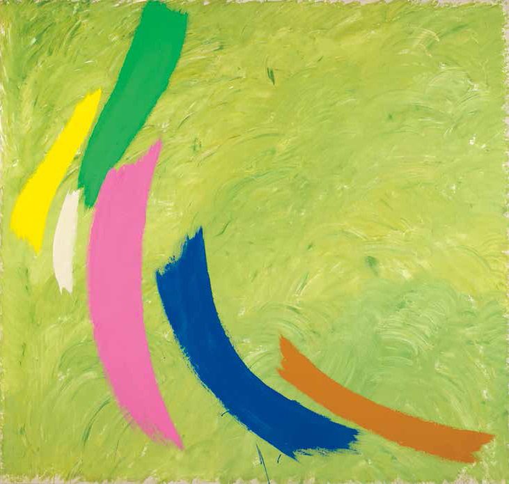 Jack Bush, "Green Sleeves," 1976