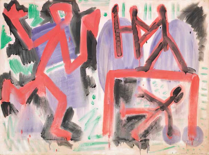 A.R. Penck, "Ende im Osten," 1978
