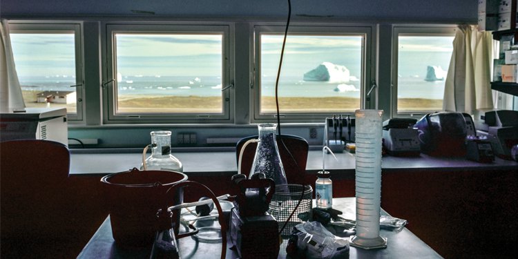 Tara Nicholson, "ArcticStation Lab, Greenland (detail)," 2015