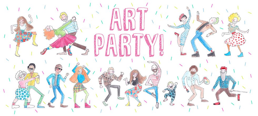 Art Party Invite