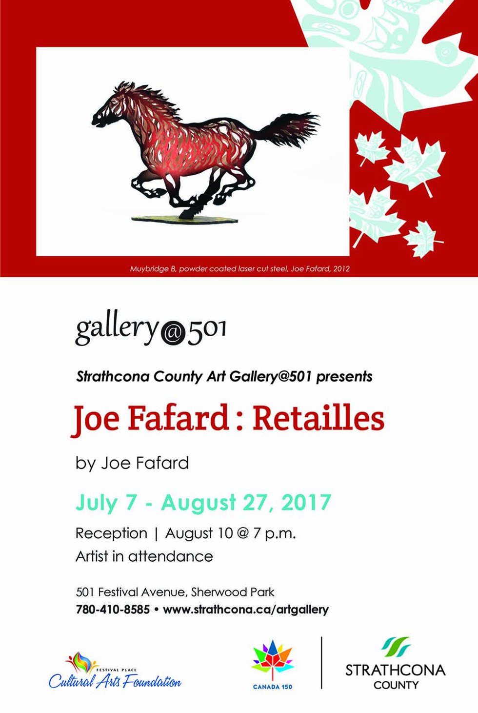 Joe Fafard Retailles-2017 Invitation