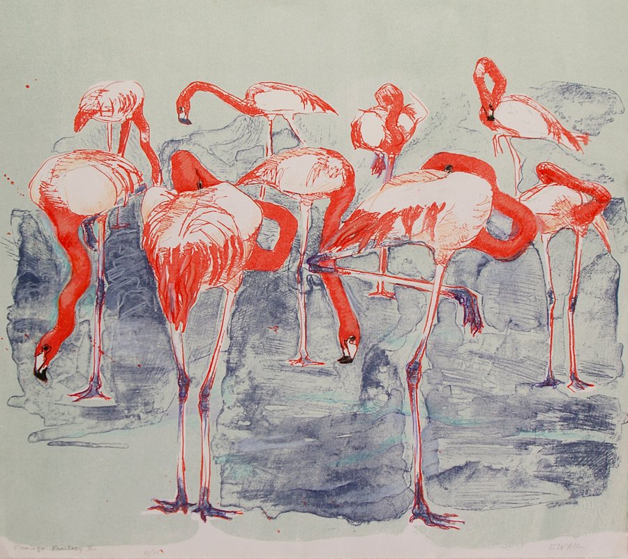 Elizabeth Allen, "Flamingo Fantasy," nd