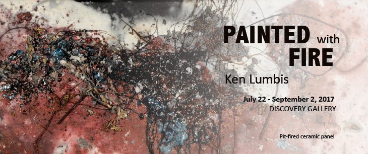 Ken Lumbis, "Painted with Fire," invitiation