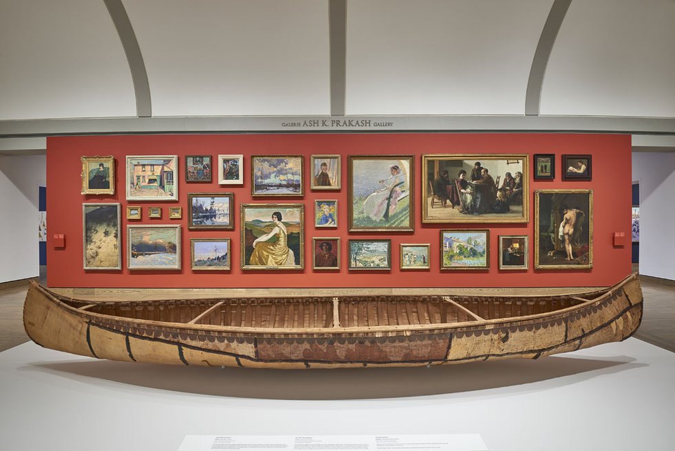 Canadian and Indigenous Art: From Time Immemorial to 1967, installation view, June 2017