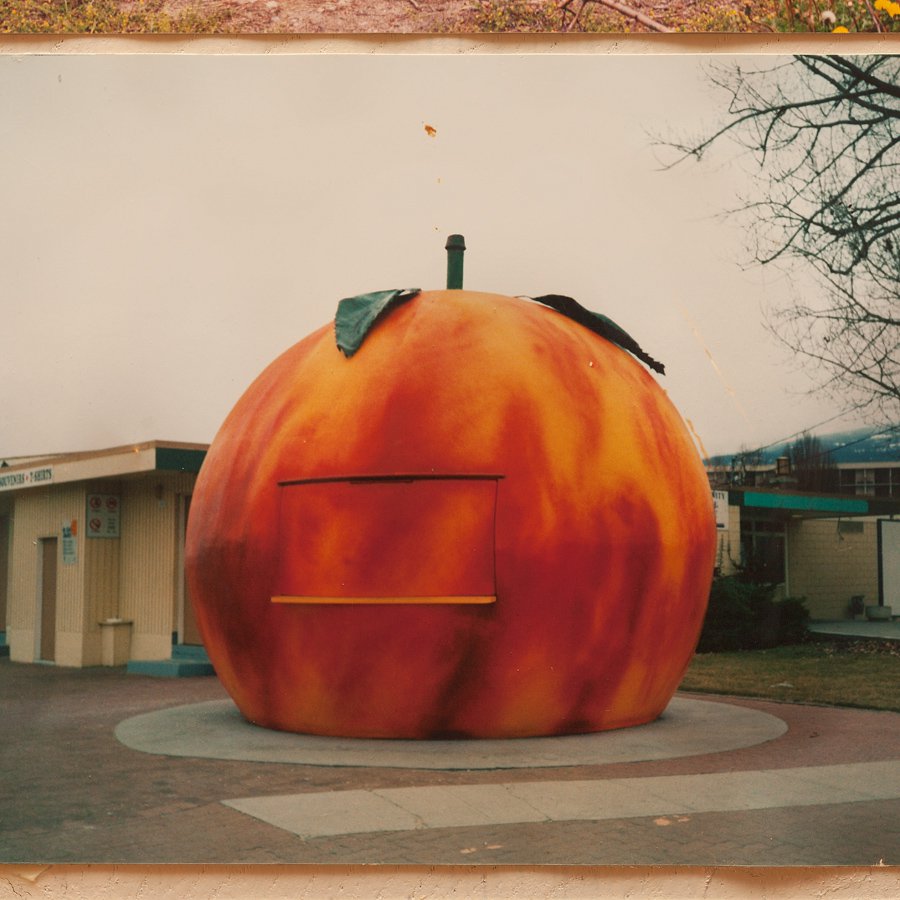 The Peach in Penticton, B.C. Late 1980s or early 1990s. Detail from Soehn Family Photos (1950s-1990s), documented by Scott August, 2015