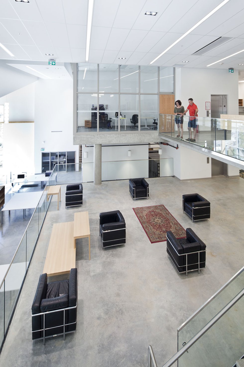The mezzanine level of the library and learning commons at Emily Carr University of Art and Design in Vancouver. Photo courtesy of ECUAD.