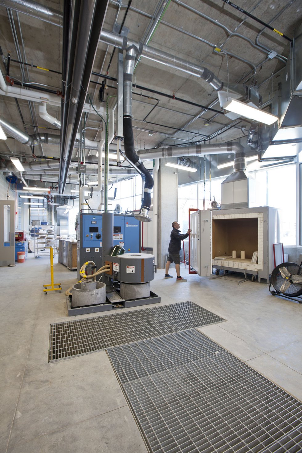 A view of the foundry and ceramic kilns at Emily Carr University of Art and Design in Vancouver. Photo courtesy of ECUAD.