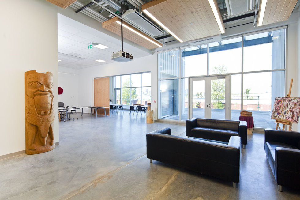 The Aboriginal gathering place at Emily Carr University of Art and Design in Vancouver. Photo courtesy of ECUAD.