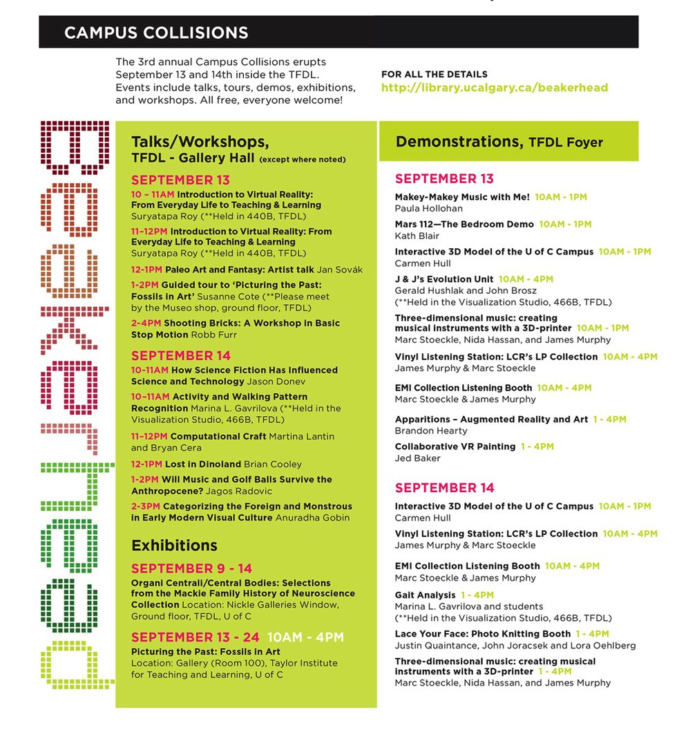 Beakerhead -Campus Collisions Invitation 2017