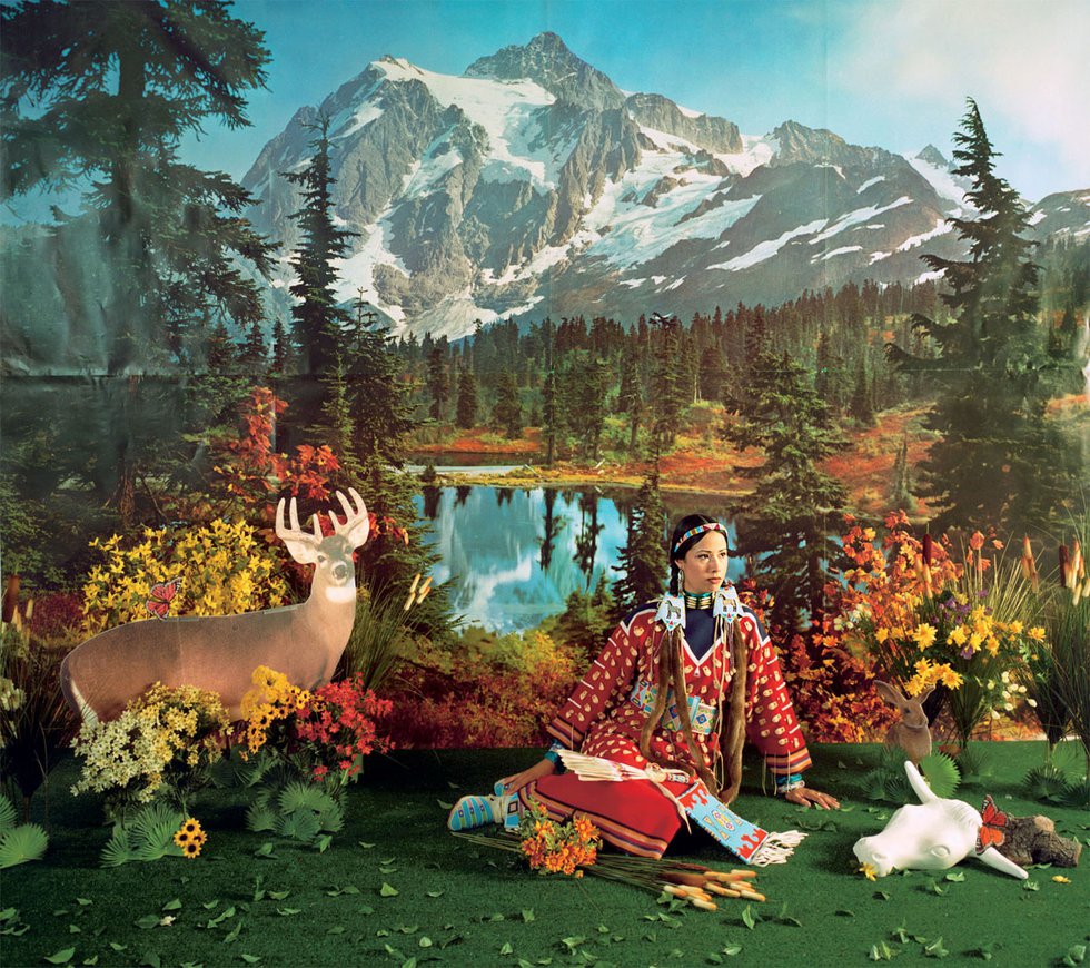 Wendy Red Star, "Indian Summer," from the series “Four Seasons,” 2006