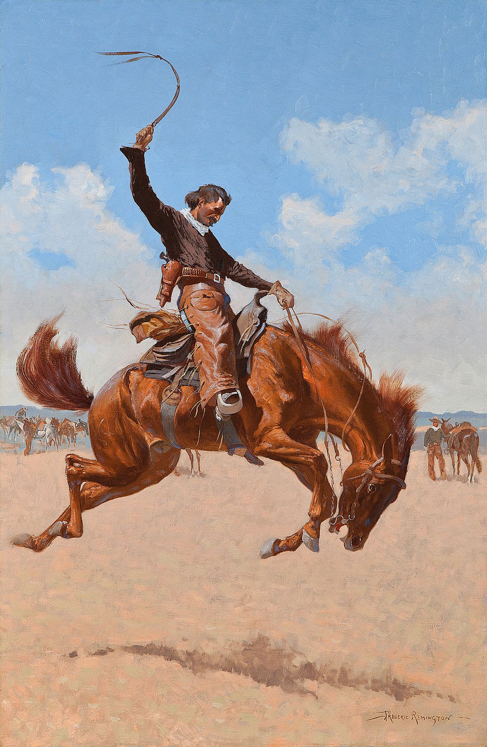 Frederic Remington, "A Buck-Jumper," about 1893