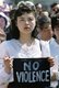 A woman protests at a memorial service to honour several hundred prodemocracy student protesters killed at Tiananmen Square in 1989. Photo by Peter Battistoni/Vancouver Sun.