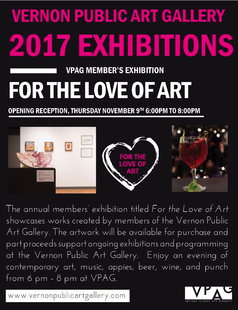 For the Love of Art, 2017 Invitation
