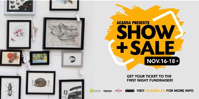 2017 ACADSA Winter Show + Sale, Invitation