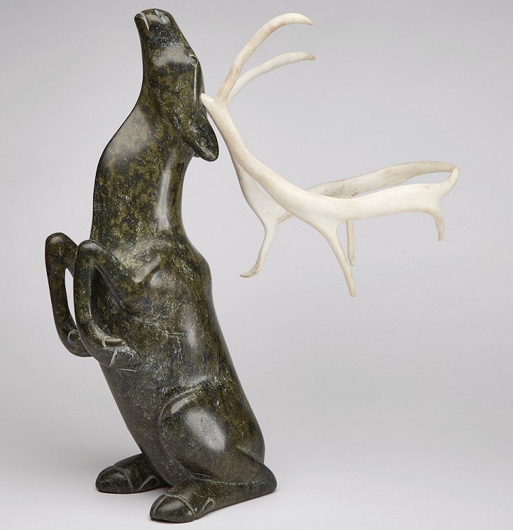 Osuitok Ipeelee, &quot;Caribou on Hind Legs,&quot; circa 1985