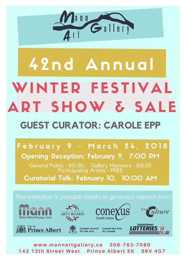 Mann Art Gallery, &quot;42nd Annual Winter Festival Show and Sale,&quot; 2017