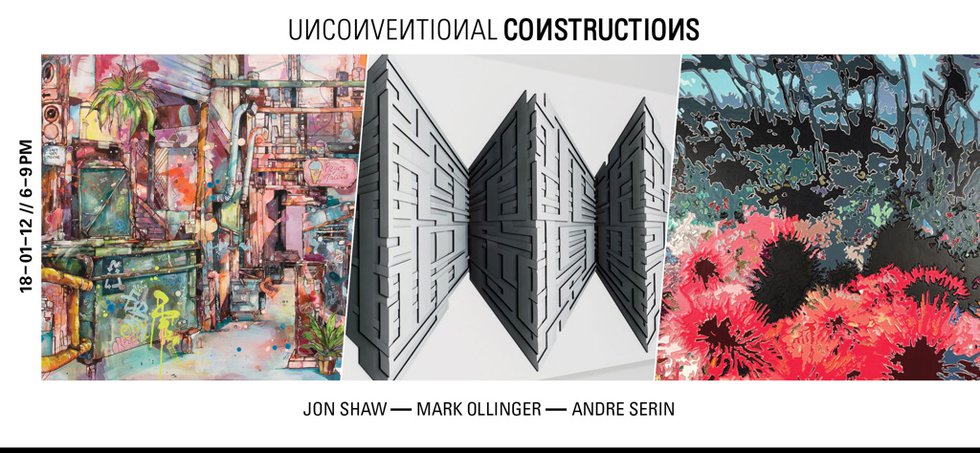 Jon Shaw, Mark Ollinger, Andre Serin, &quot;Unconventional Constructions,&quot; 2018