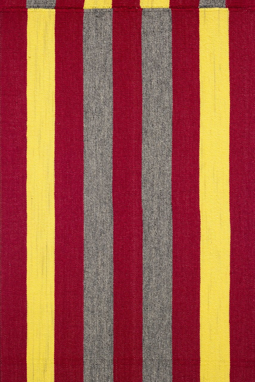 Brent Wadden, &quot;Untitled (5 Vertical Red Stripes)&quot; (detail), 2018