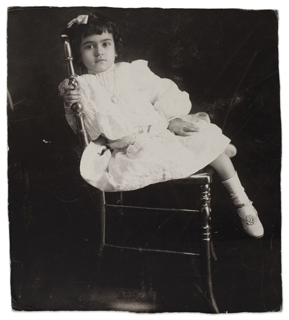 Frida Kahlo at the age of five, anonymous, 1912 ©Frida Kahlo Museum
