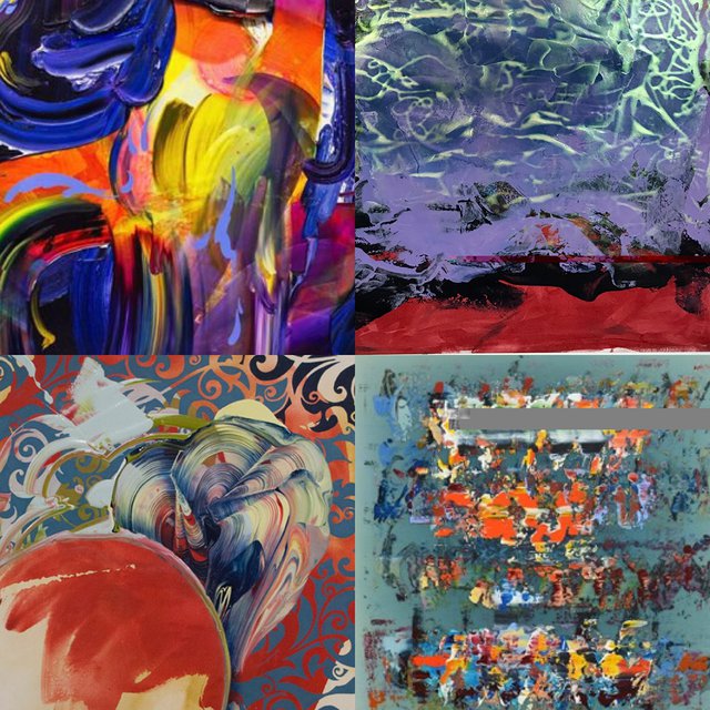 ABSTRACT4 Ways, left to right, top to bottom: