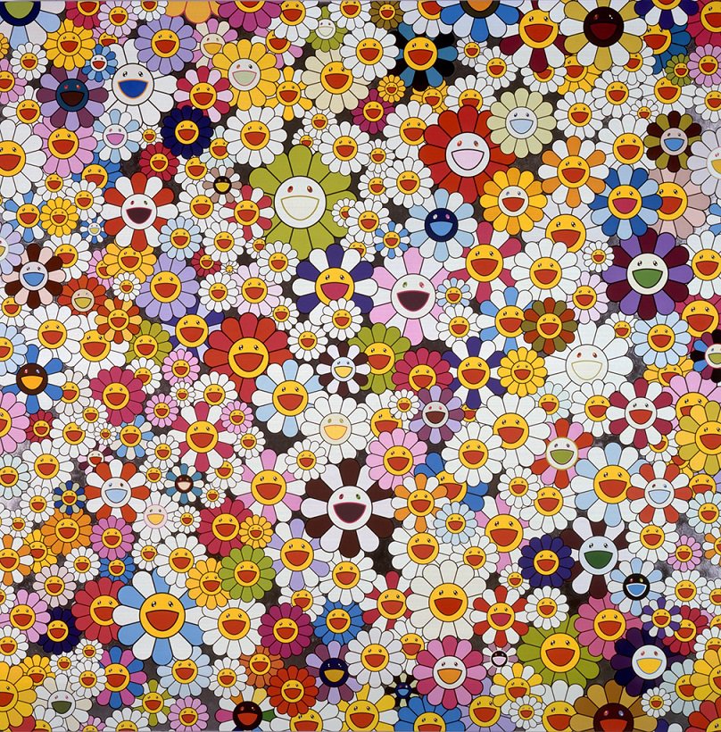 Takashi Murakami, &quot;Flowers, flowers, flowers,&quot; 2010