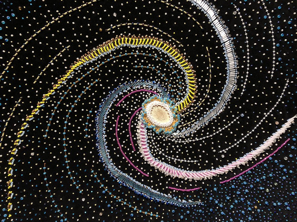 Margaret Nazon, &quot;Milky Way Spiral Galaxy&quot; (detail), no date