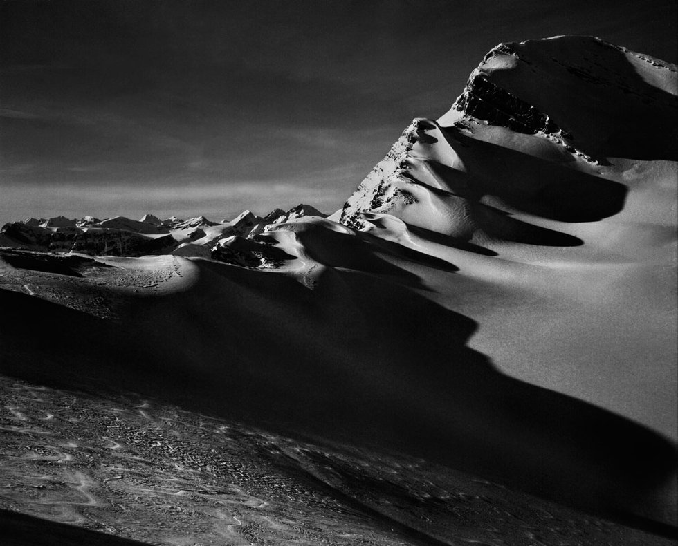 Jon Goodman, “Late Sun and Shadow, King’s Landing, Columbia Mountains,” 2015