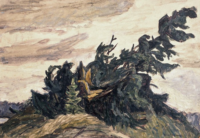 Robert Bateman, "Fallen Spruce," 1950