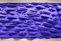 "Swimming Upstream in the comfort of: Homage to Yves Klein (detail)"