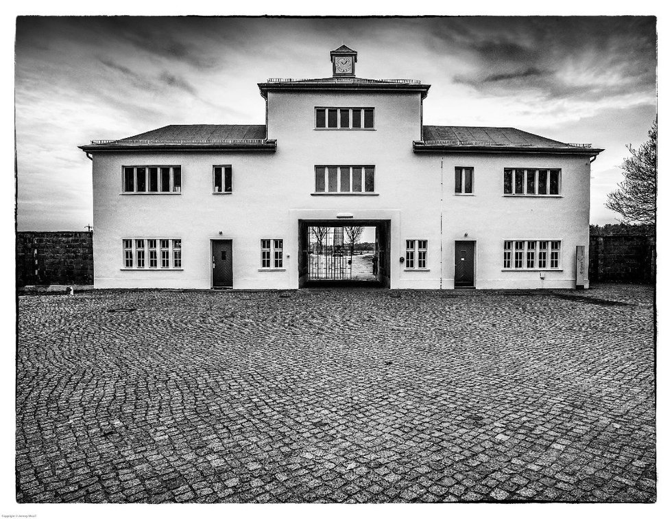 Jeremy Woolf, "Sachsenhausen Gatehouse, Oranienburg Germany," 2012
