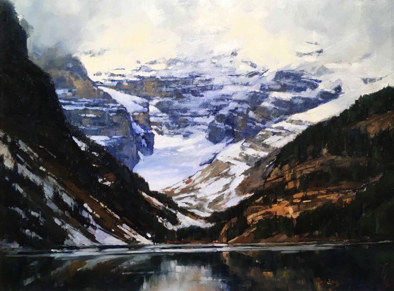 Jean Geddes, "Elusive Mount Victoria, Banff National Park," nd