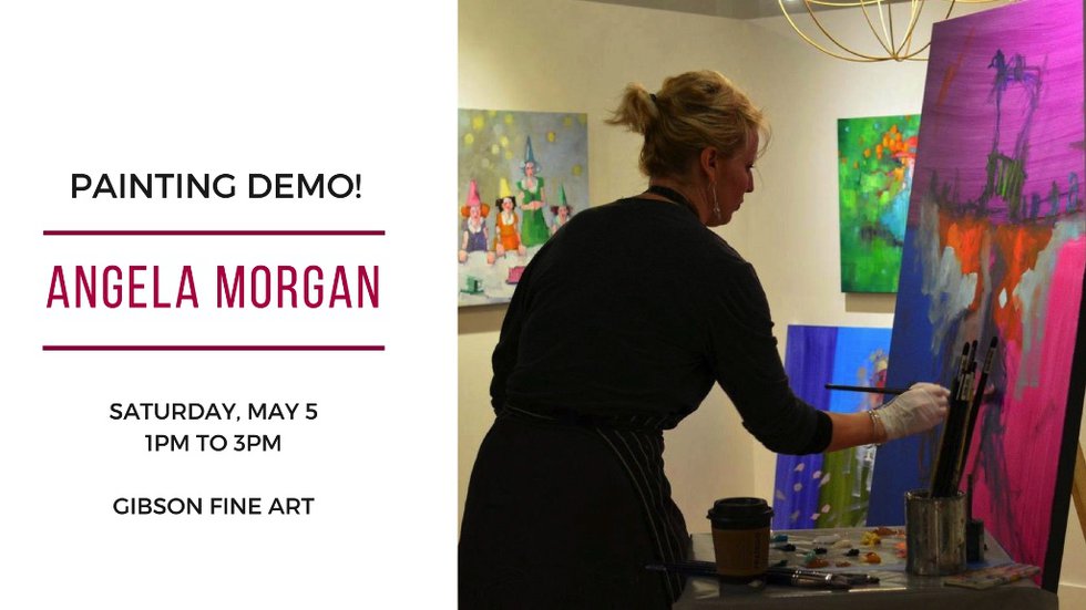 Angela Morgan, "Painting Demo!," 2018