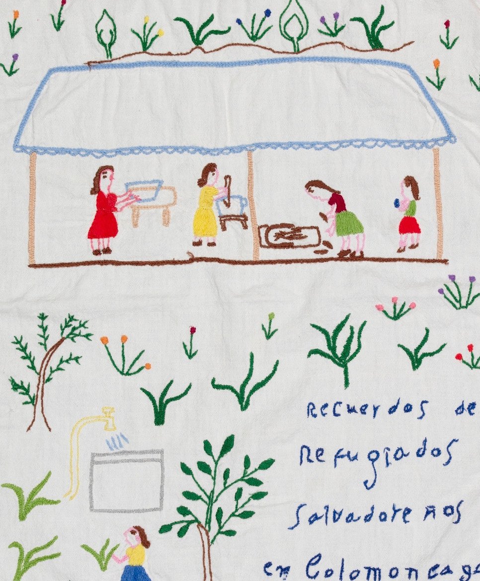 Unknown artists, "Honduran camp embroidery," 1981-82