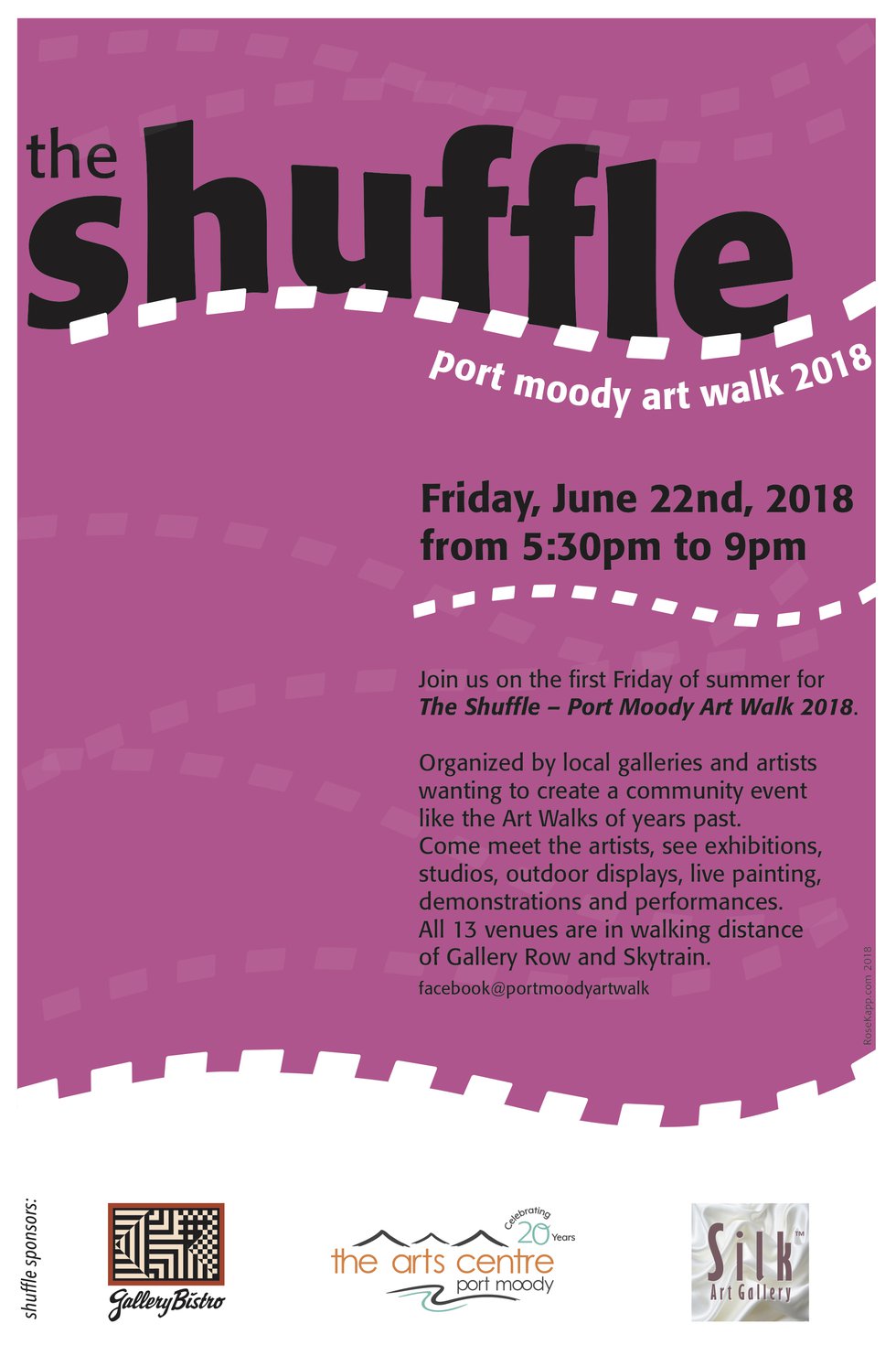Port Moody Art Walk, "The Shuffle," 2018