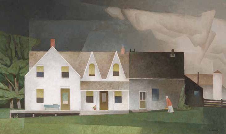 Alfred Joseph (A.J.) Casson, "Farmhouse Near Wingle," 1960
