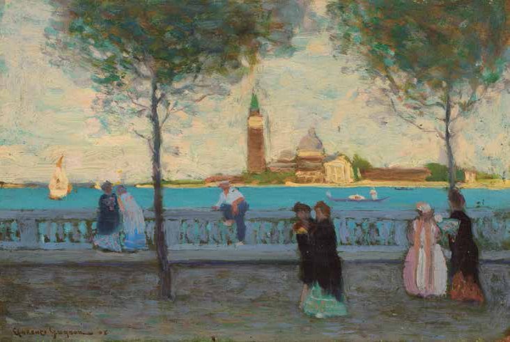Clarence Alphonse Gagnon, "Late Afternoon, Venice," 1908