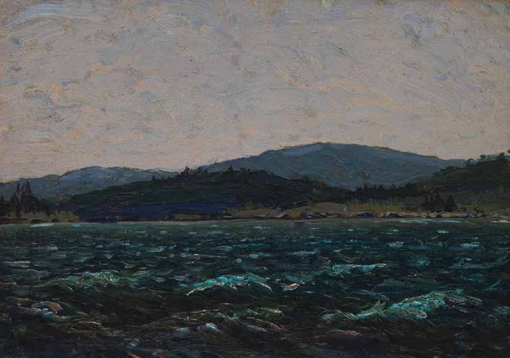 Thomas John (Tom) Thomson, "Sketch for Lake in Algonquin Park," 1912 or 1913