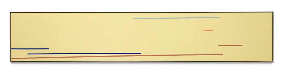 Kenneth Campbell Lochhead,  "Yellowscape,"  1969