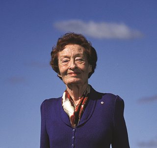 Margaret (Marmie) Hess at her Spencer Creek Ranch near Cochrane, Alta. (photo courtesy of the Alberta Order of Excellence)