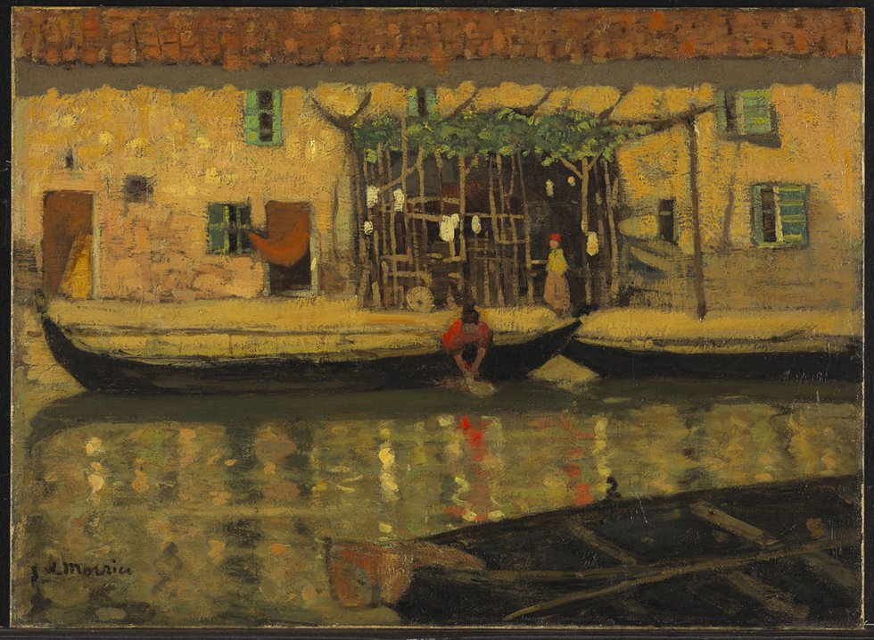 James Wilson Morrice, "Canal San Nicolò, Lido, Venice,"1904