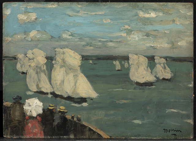James Wilson Morrice, "The Regatta," circa 1902-1907