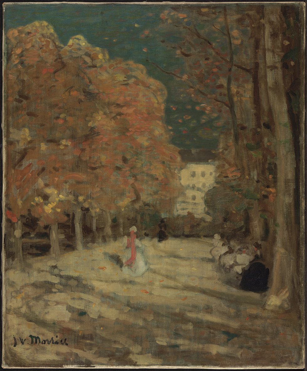 James Wilson Morrice, "Luxembourg Gardens, Paris," circa 1905
