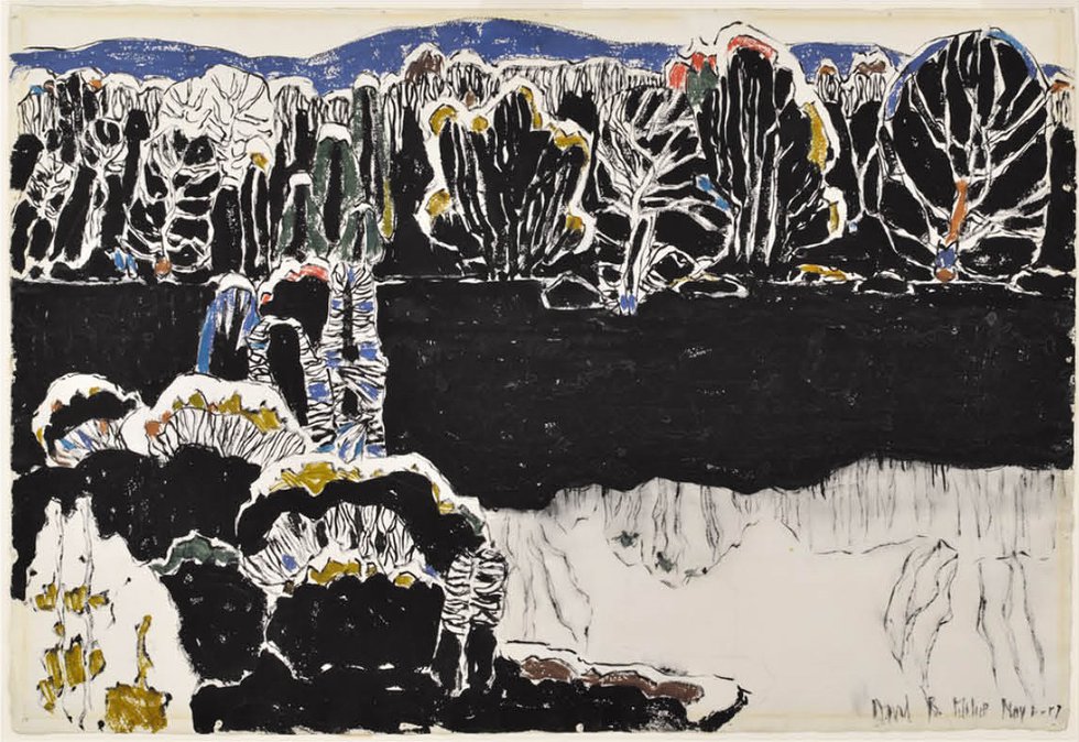 David Milne, “Reflected Forms,” 1917