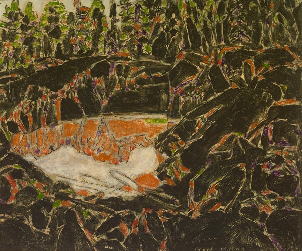 David Milne, “Red Pool, Temagami,” 1929
