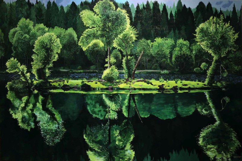 Barbara Hirst, "Glencoe Lochan - The Lady's Lake II, Scotland," nd
