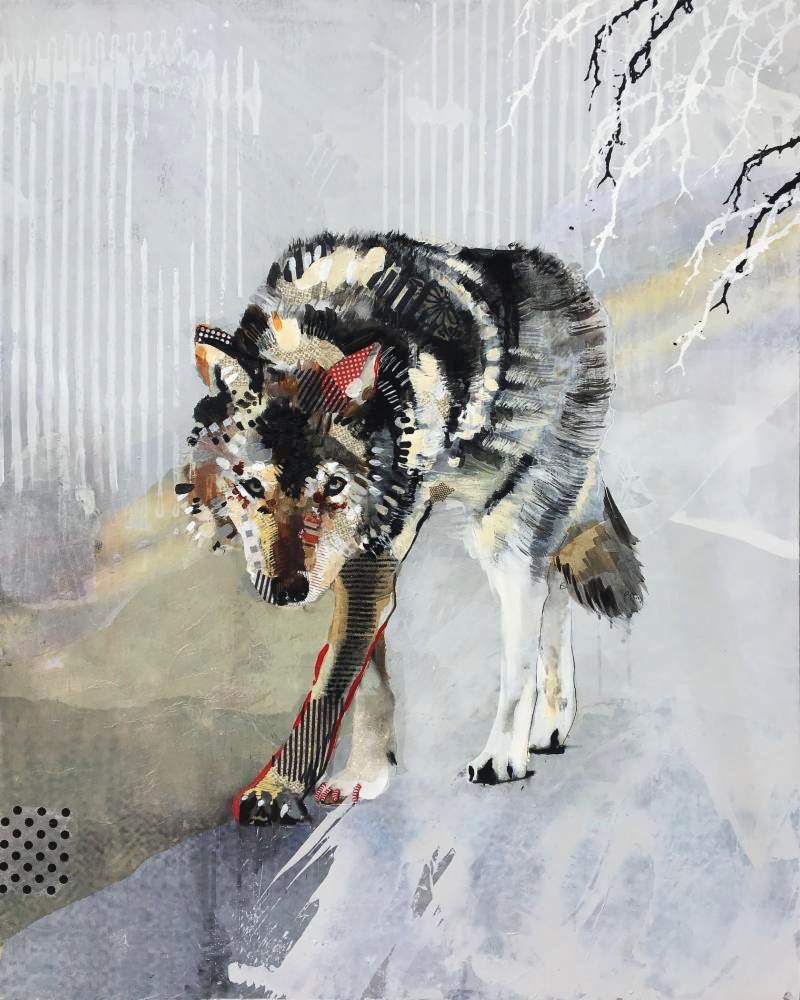 Samantha Walrod, "Wolf Stalking," 2018