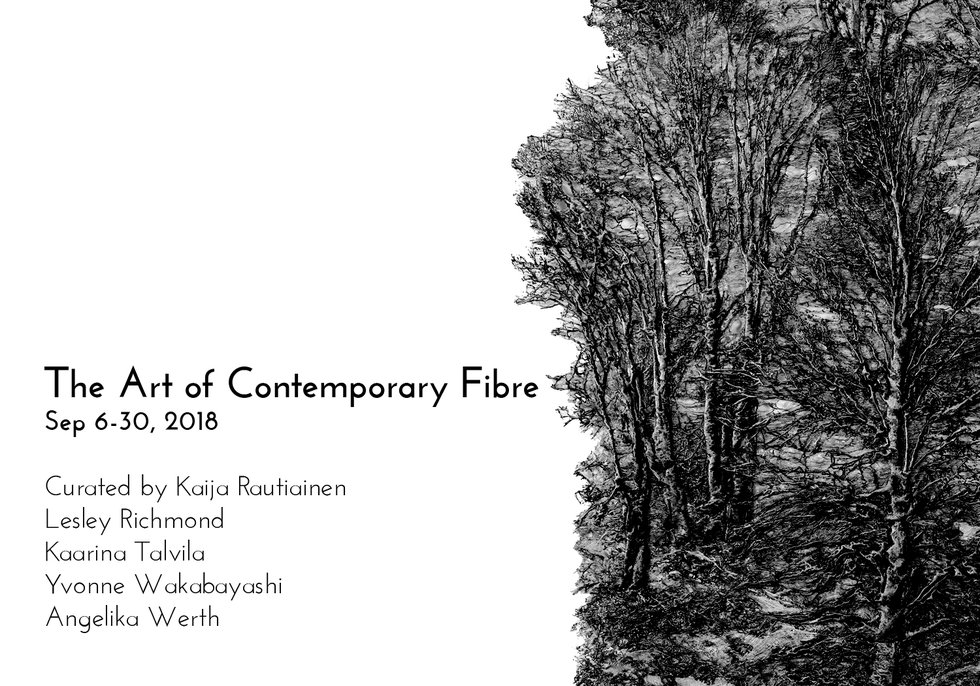 Circle Craft Gallery, "The Art of Contemporary Fibre," 2018