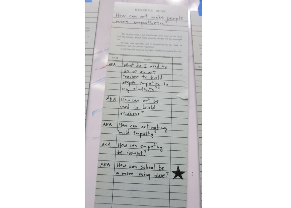 Notes on a reserve book slip from the New York Public Library. (photo by Dana Helwick)