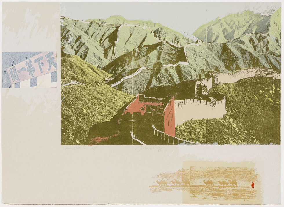 Anna Wong, “China Wall I,” 1981